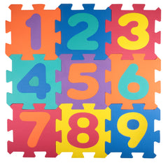 LET'S PLAY PUZZLE MAT 9PCS 32X32X1CM - Tuincentrum Lopik