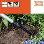 BLACK+DECKER CULTIVATOR 5 TANDEN 66-101CM UITSCHUIFBAAR - Tuincentrum Lopik