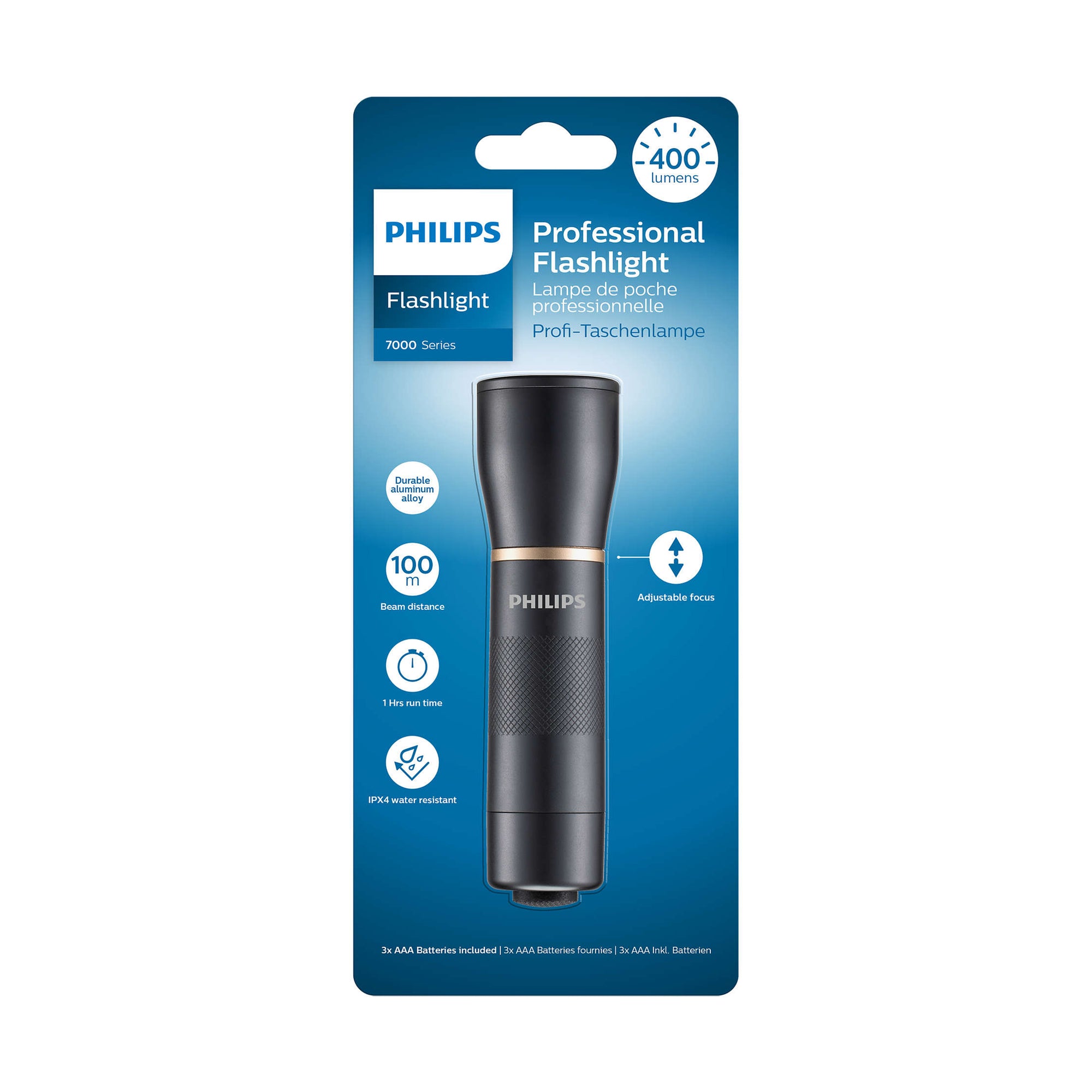 PHILIPS SFL7000T LED ZAKLAMP 400 LUMEN IPX4 ALUMINIUM 100M - Tuincentrum Lopik