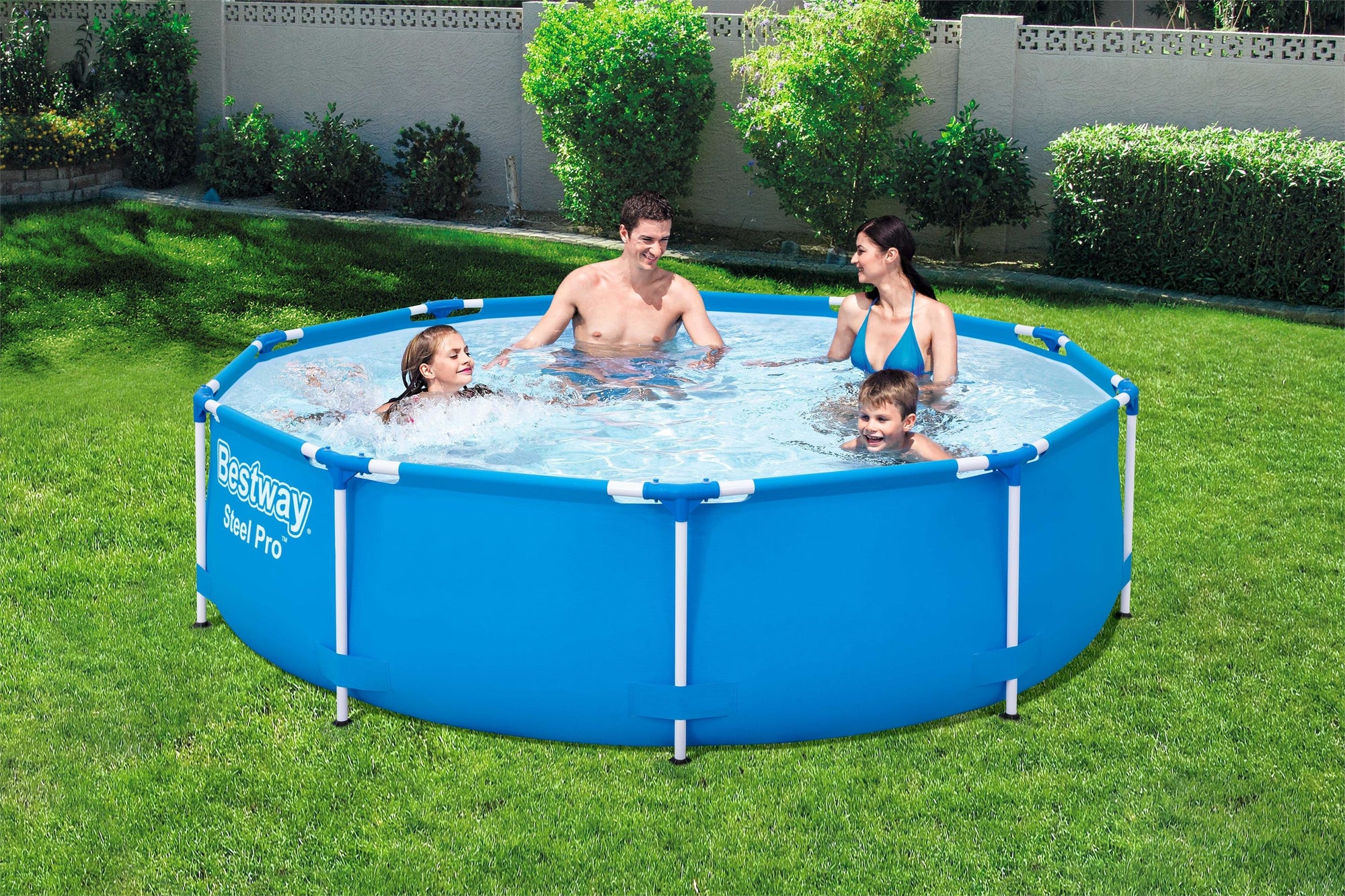 BESTWAY POOL FRAME 305X76CM PVC - FRAME ZWEMBAD MET FILTERPOMP - Tuincentrum Lopik