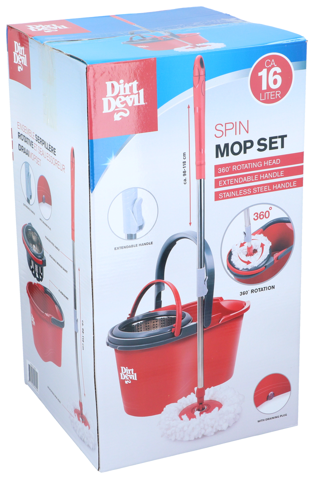 DIRT DEVIL FLOOR MOP WITH MT WRINGER 4PC - Tuincentrum Lopik