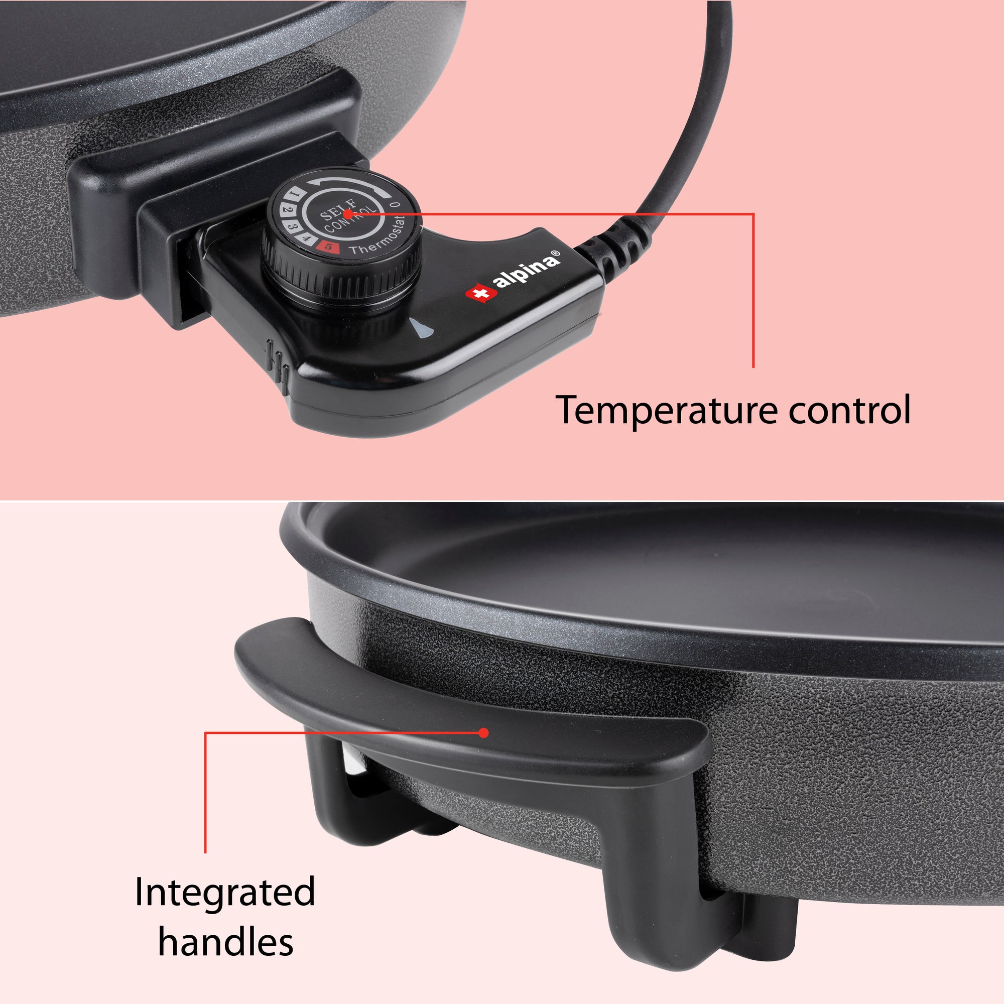 ALPINA PARTY PAN 230V Ø40CM - Tuincentrum Lopik