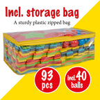 LET'S PLAY BALL PIT FOAM PLAYSET 93PCS - Tuincentrum Lopik