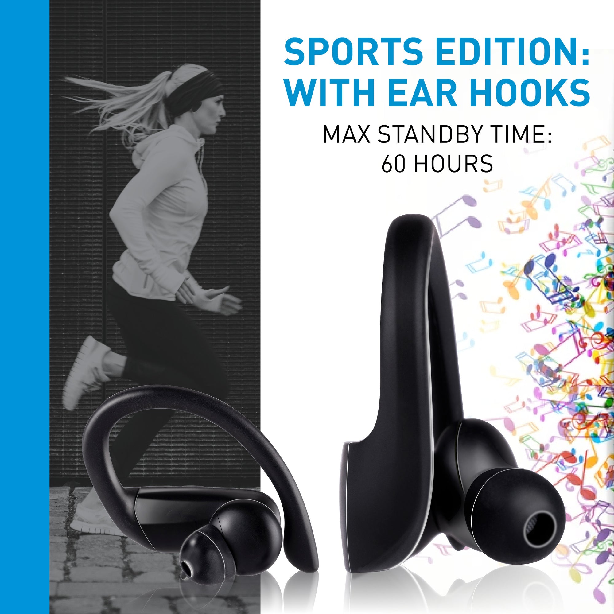 GRUNDIG EARBUDS SPORT TWS 300MAH DRAADLOZE IN-EAR KOPTELEFOON BLUETOOTH - Tuincentrum Lopik