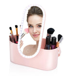 TOUCH OF BEAUTY REIS BEAUTYCASE MET LED SPIEGEL ROZE - Tuincentrum Lopik