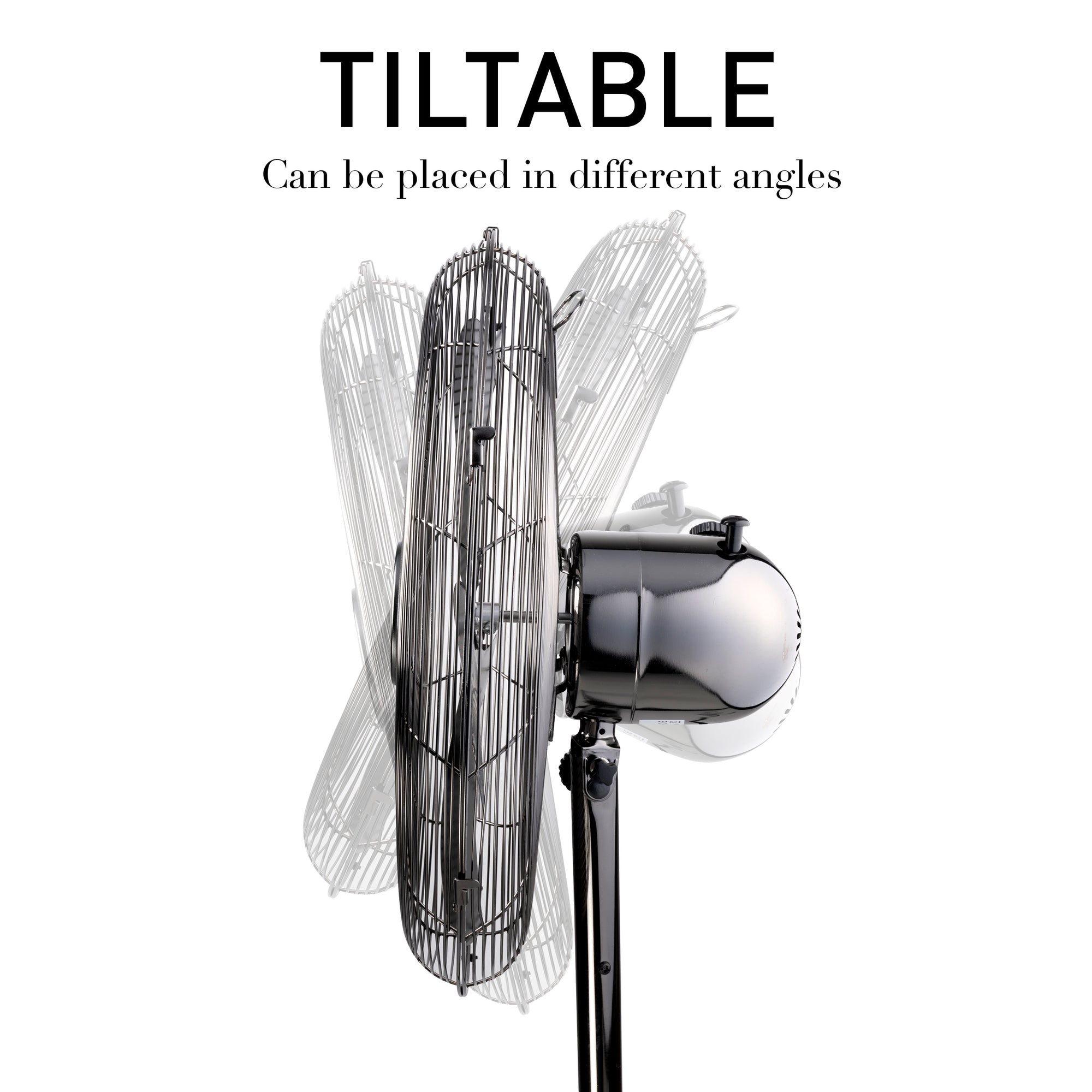 LIFETIME AIR STATIEFVENTILATOR 45 CM 50W ZILVER - Tuincentrum Lopik