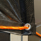 BLACK+DECKER AFDEKZEIL AANHANGER 3X4M 14 RINGEN ALUMINIUM WEERBESTENDIG - Tuincentrum Lopik