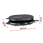 ALPINA RACLETTE GRILL GOURMET 8 PERSONEN - Tuincentrum Lopik