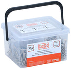 BLACK+DECKER SPAANPLAATSCHROEVEN SET RVS 350 STUKS - Tuincentrum Lopik