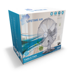 LIFETIME AIR TAFELVENTILATOR 30CM CHROOM RETRO - Tuincentrum Lopik