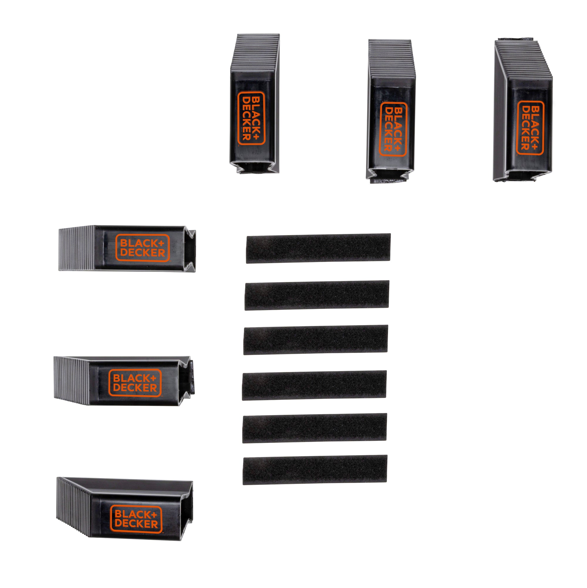 BLACK+DECKER CARGO BLOCKS 6 STUKS ANTI-SLIP LADING BLOKKEN AUTO ZWART - Tuincentrum Lopik