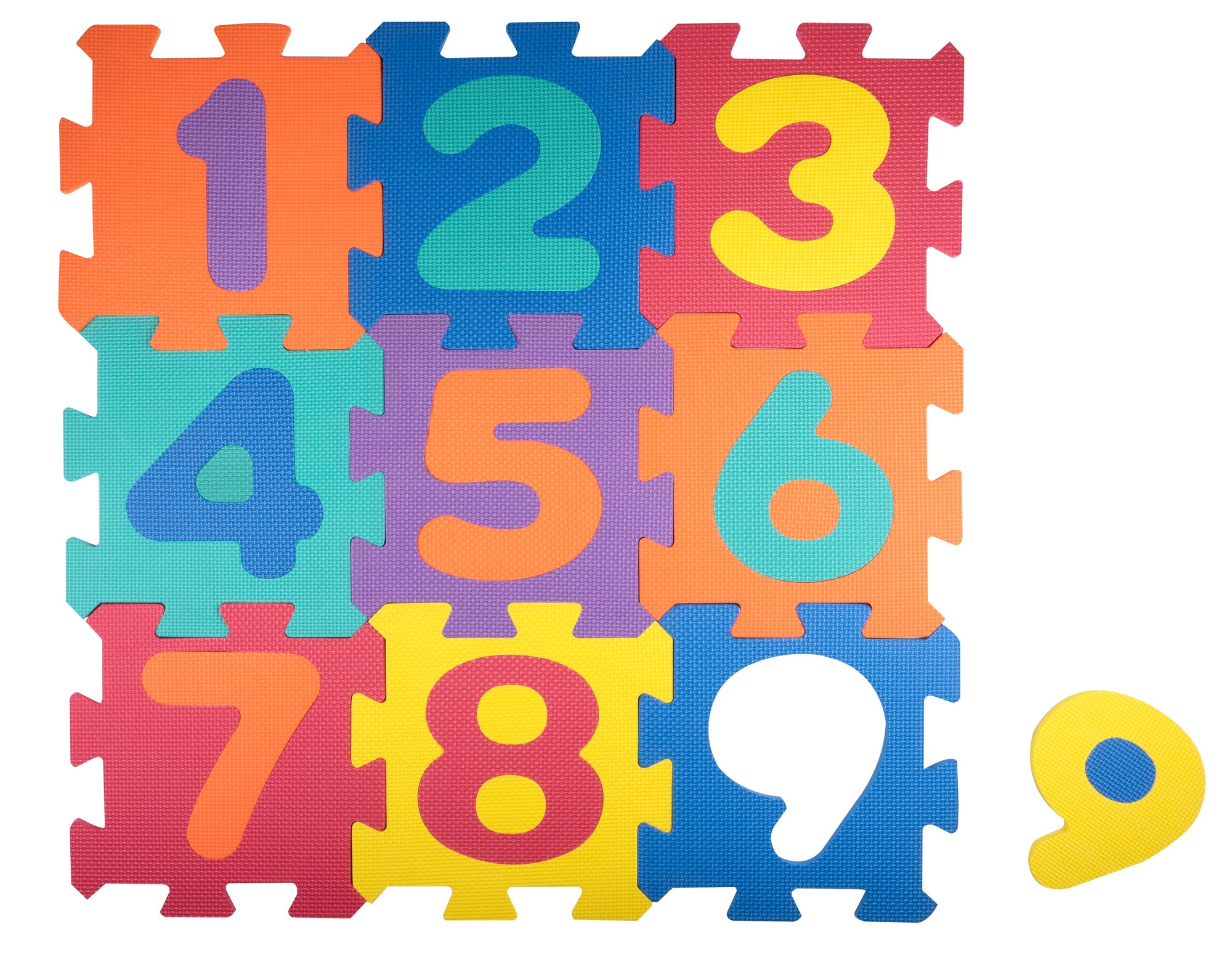 LET'S PLAY PUZZLE MAT 9PCS 32X32X1CM - Tuincentrum Lopik