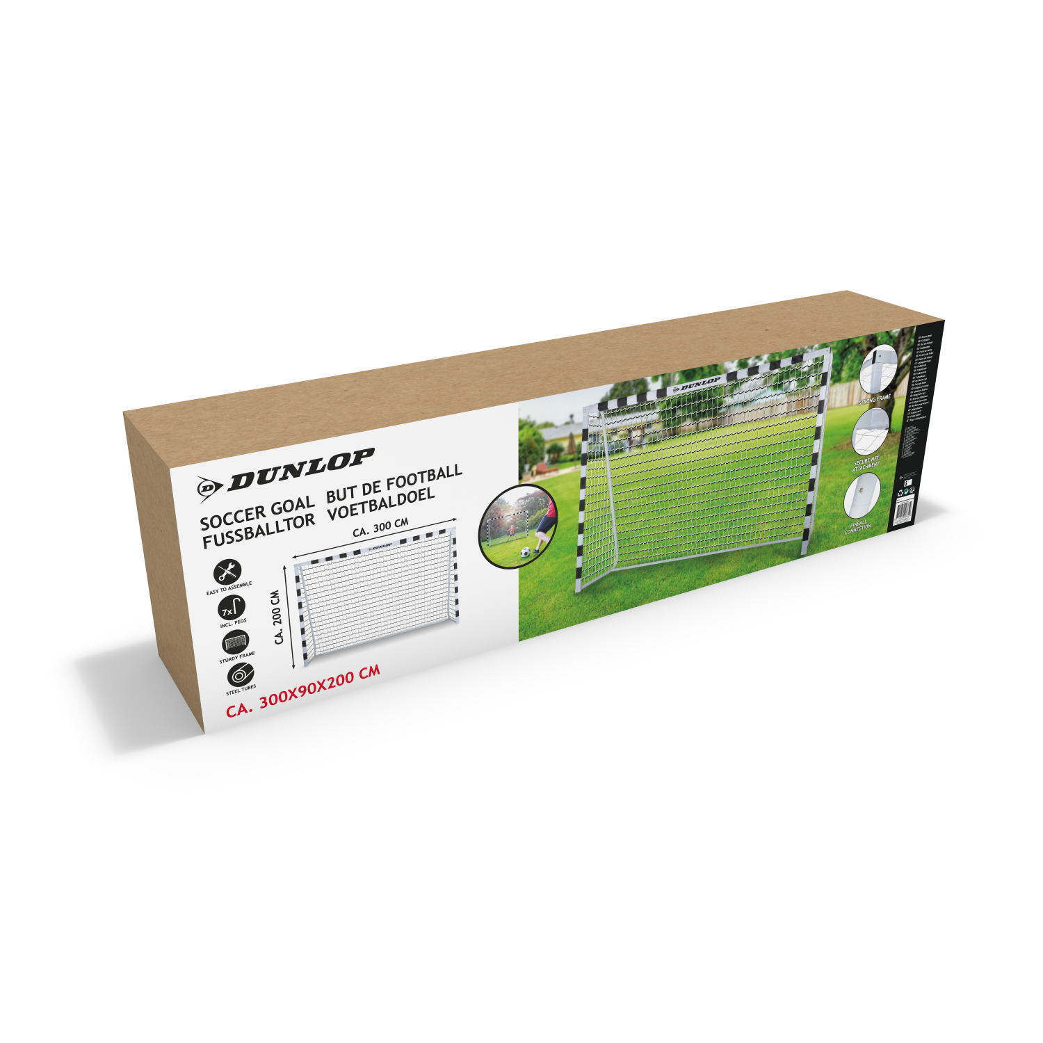 DUNLOP VOETBALDOEL 300 X 200 X 90 CM - Tuincentrum Lopik
