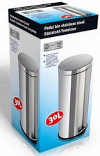 Pedal Bin 30L Ss