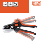 BLACK+DECKER BYPASS PRUNER 20,3CM - Tuincentrum Lopik