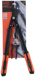 BLACK+DECKER SNOEIGEREEDSCHAP SET 2-DELIG BYPASS TAKKENSCHAAR + SNOEISCHAAR - Tuincentrum Lopik