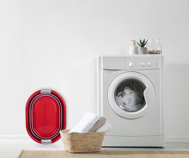 DIRT DEVIL LAUNDRY BASKET FOLDABLE PP/TPR - Tuincentrum Lopik
