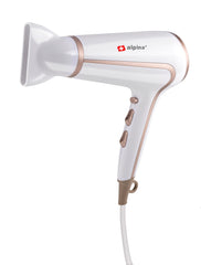 ALPINA FÖHN 1600-2000W WIT/ROSÉ GOUD - PROFESSIONELE HAARDROGER - Tuincentrum Lopik