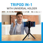 GRUNDIG SELFIESTICK MET BLUETOOTH EN TRIPOD 3-IN-1 - Tuincentrum Lopik
