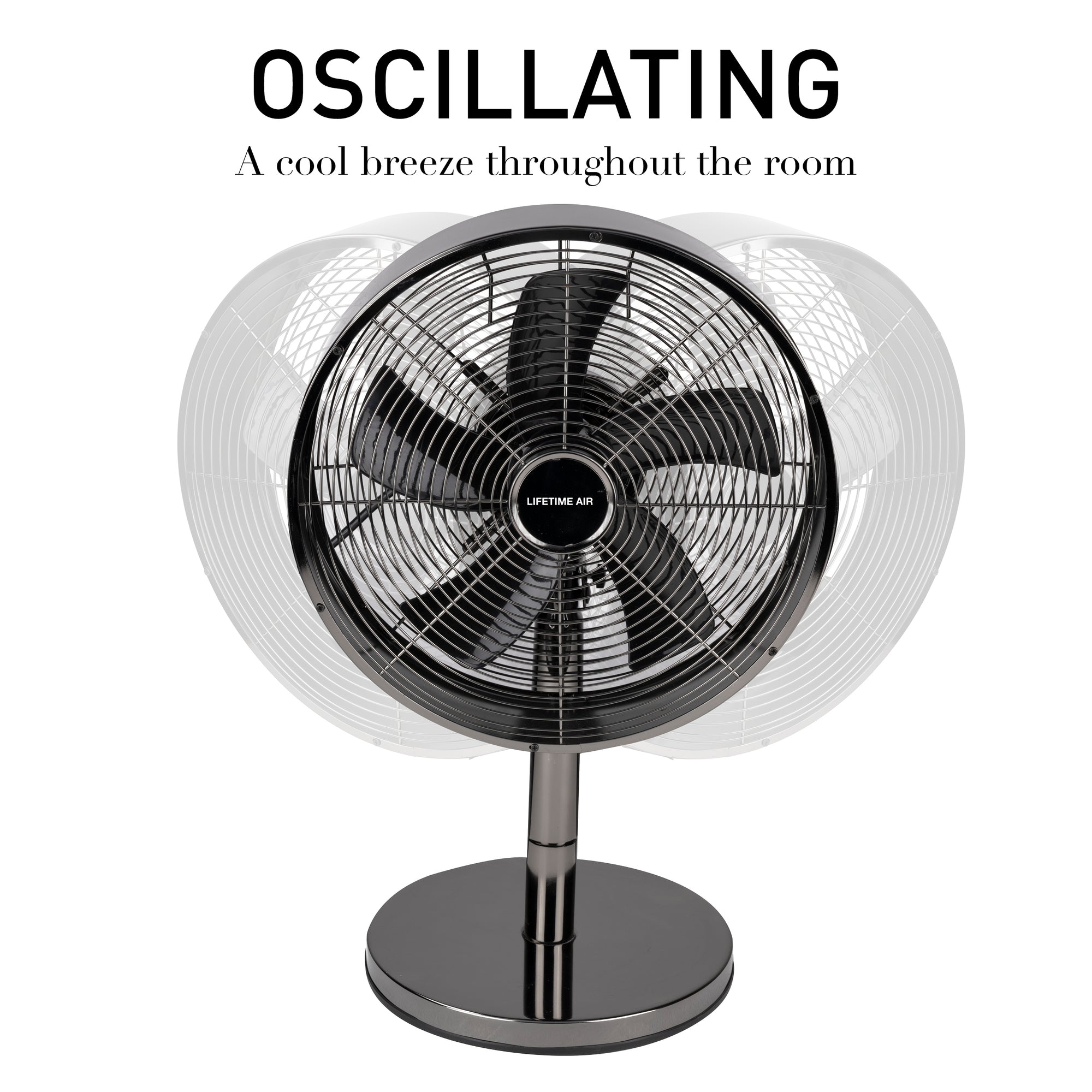 LIFETIME AIR TAFELVENTILATOR 30CM 35W 230V - Tuincentrum Lopik