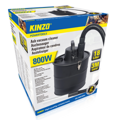 KINZO ASZUIGER 800W KRACHTIGE STOFZUIGER VOOR OPEN HAARD EN KACHEL - Tuincentrum Lopik