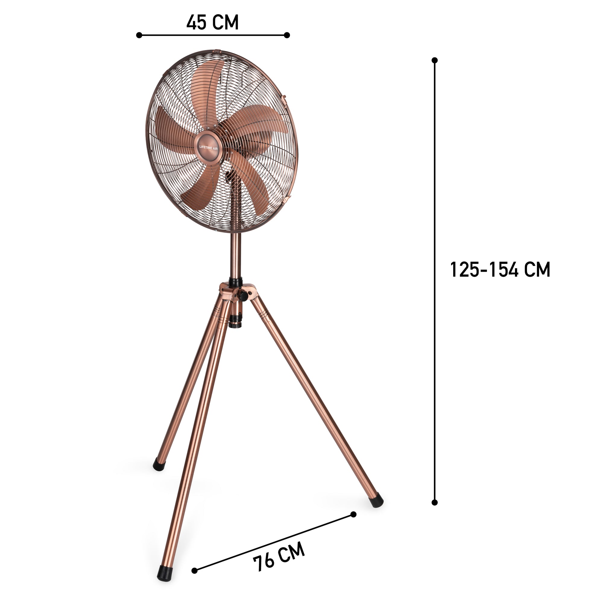 LIFETIME AIR STAANDE VENTILATOR 45CM 50W 230V - Tuincentrum Lopik