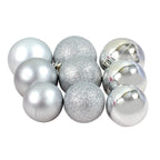 CHRISTMAS GIFTS KERSTBALLEN SET 70 STUKS ZILVER MET OPBERGBOX - Tuincentrum Lopik