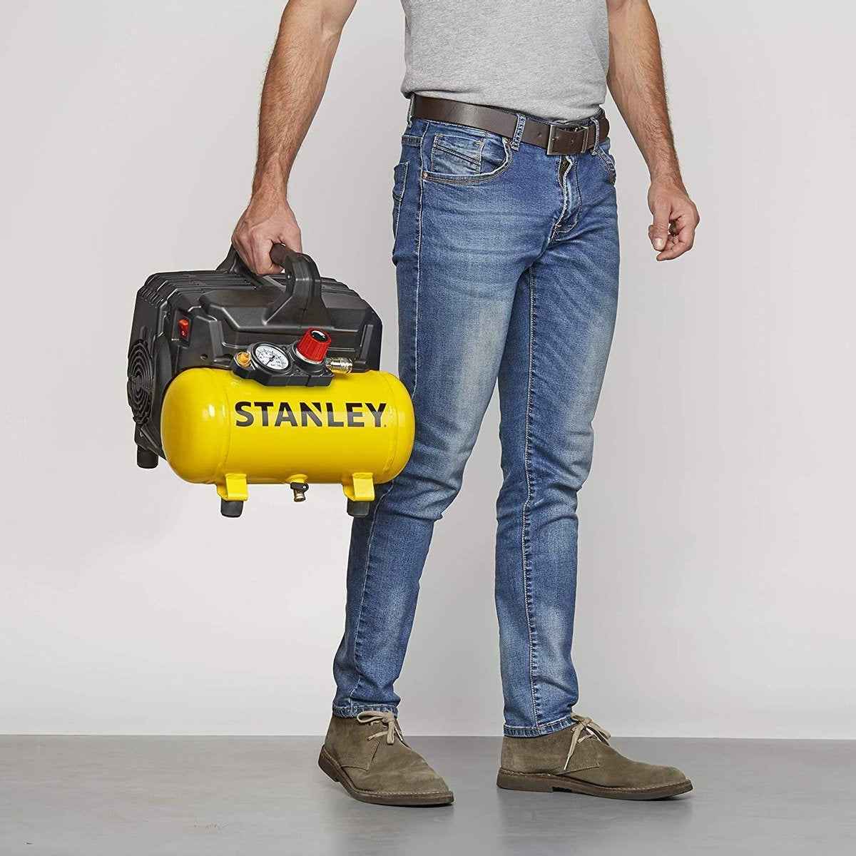 STANLEY LUCHTCOMPRESSOR DST 100/8/6 230V 6L 8BAR - Tuincentrum Lopik