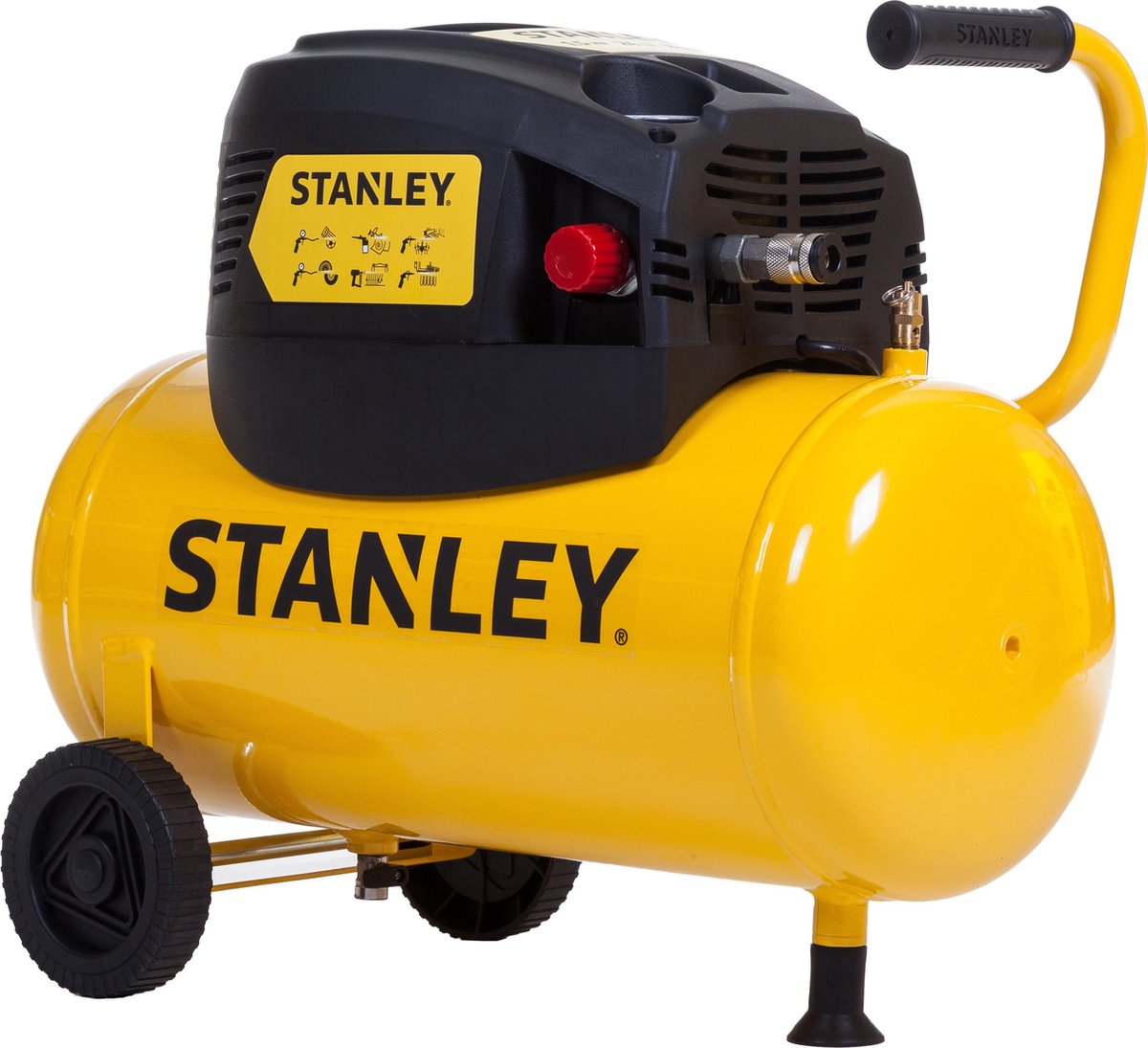 STANLEY LUCHTCOMPRESSOR DN 200/8/24 24L 8BAR 1100W - Tuincentrum Lopik