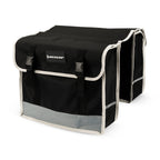 DUNLOP DUBBELE FIETSTAS - 2X 13 LITER - WATERDICHT - ZWART - Tuincentrum Lopik