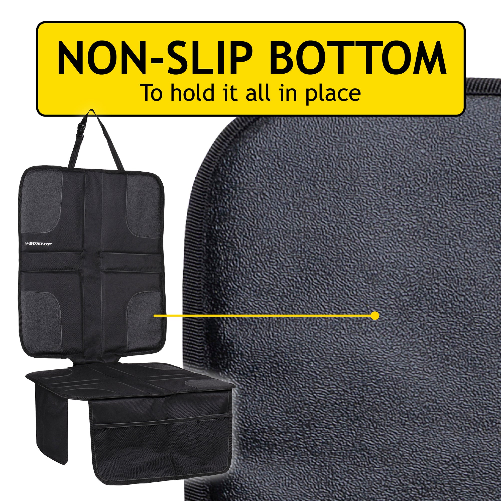 DUNLOP AUTOSTOELHOES MET ORGANIZER 121X45CM WATERAFSTOTEND - Tuincentrum Lopik