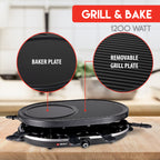 ALPINA RACLETTE GRILL GOURMET 8 PERSONEN - Tuincentrum Lopik