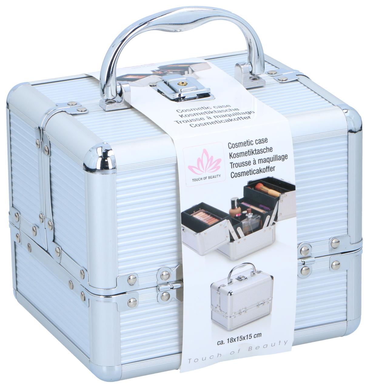 TOUCH OF BEAUTY MAKE-UP KOFFER ZILVER - Tuincentrum Lopik