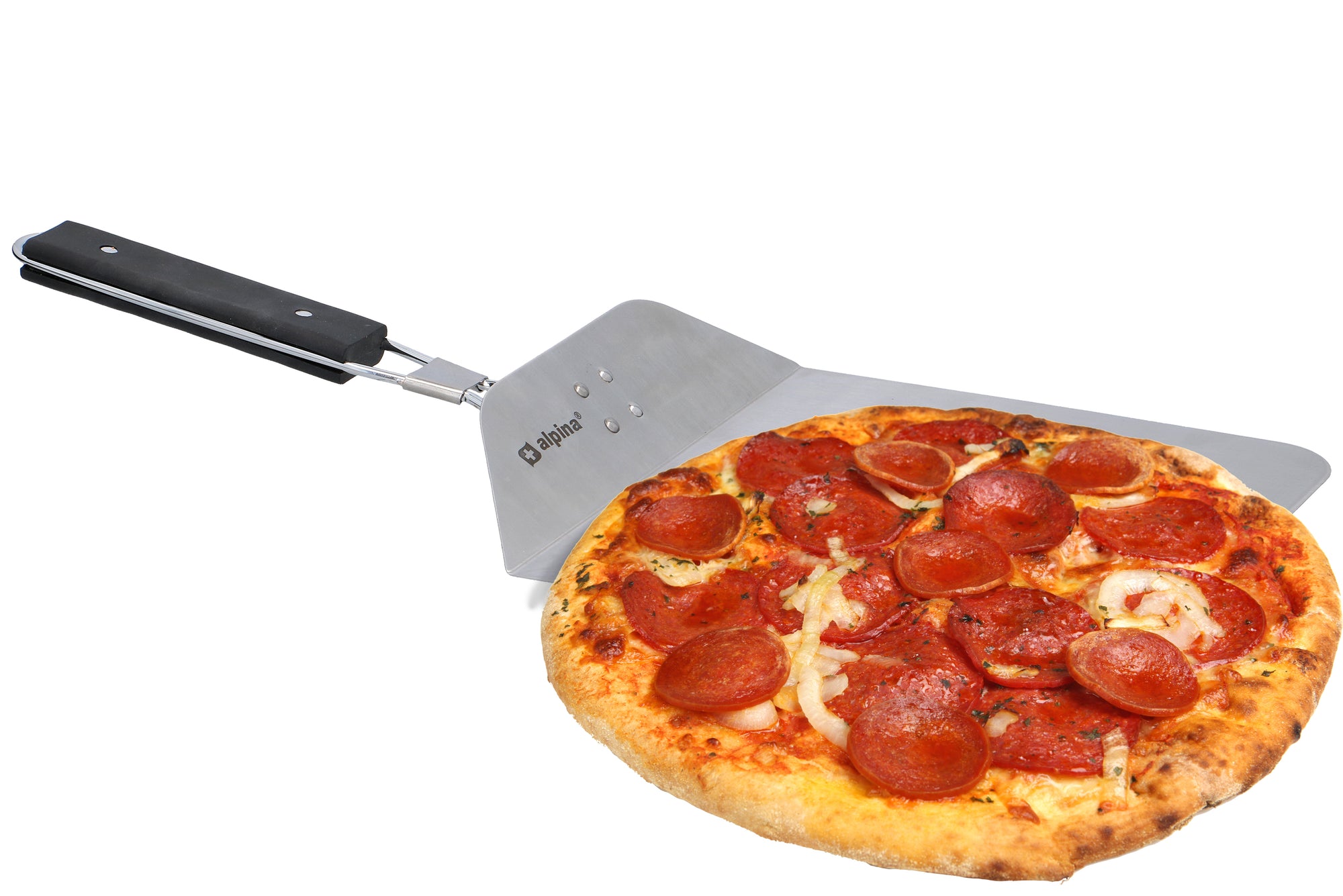 ALPINA PIZZASCHEP ROESTVRIJ STAAL MET TPR HANDGREEP - Tuincentrum Lopik