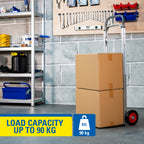KINZO HAND TRUCK FOLDABLE ALU 90KG - Tuincentrum Lopik