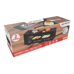 ALPINA RACLETTE GOURMET SET 400W VOOR 2 PERSONEN - Tuincentrum Lopik