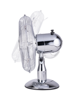 LIFETIME AIR TAFELVENTILATOR 30CM CHROOM RETRO - Tuincentrum Lopik