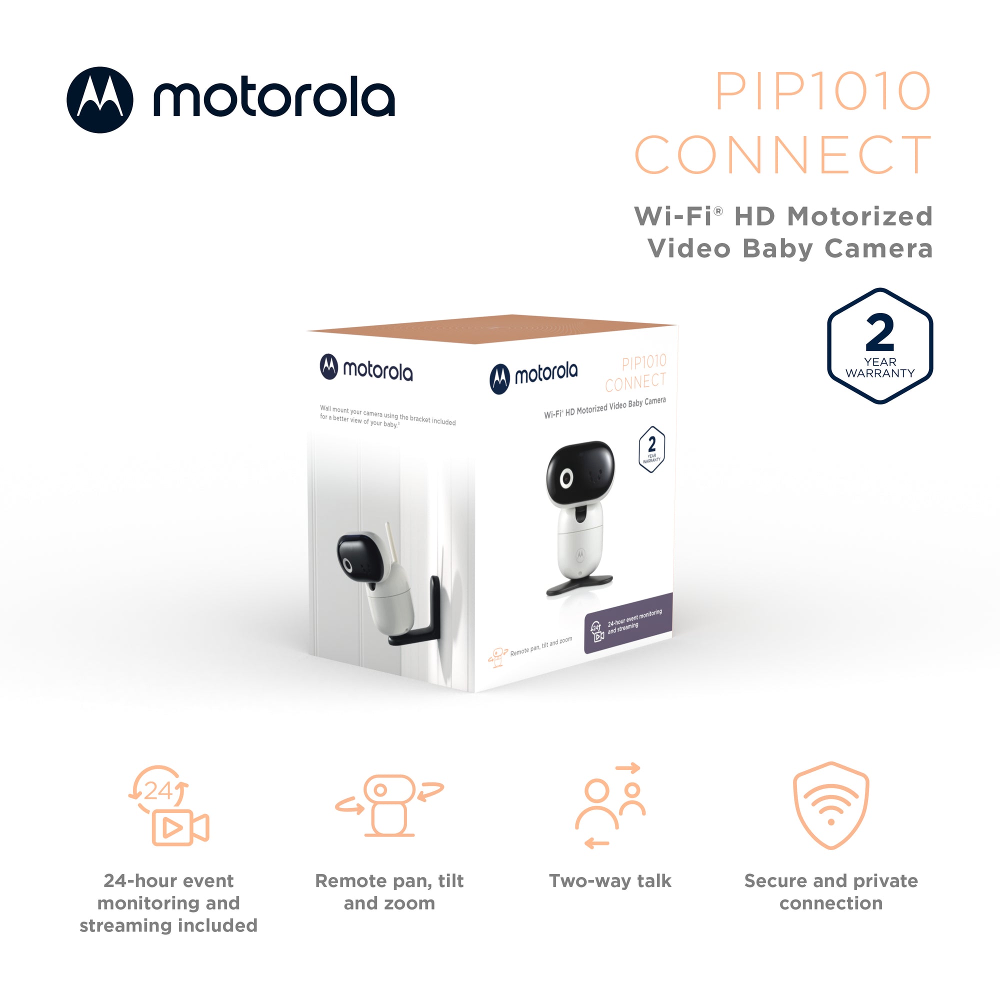MOTOROLA VIDEO BABYFOON PIP1010 230V - Tuincentrum Lopik