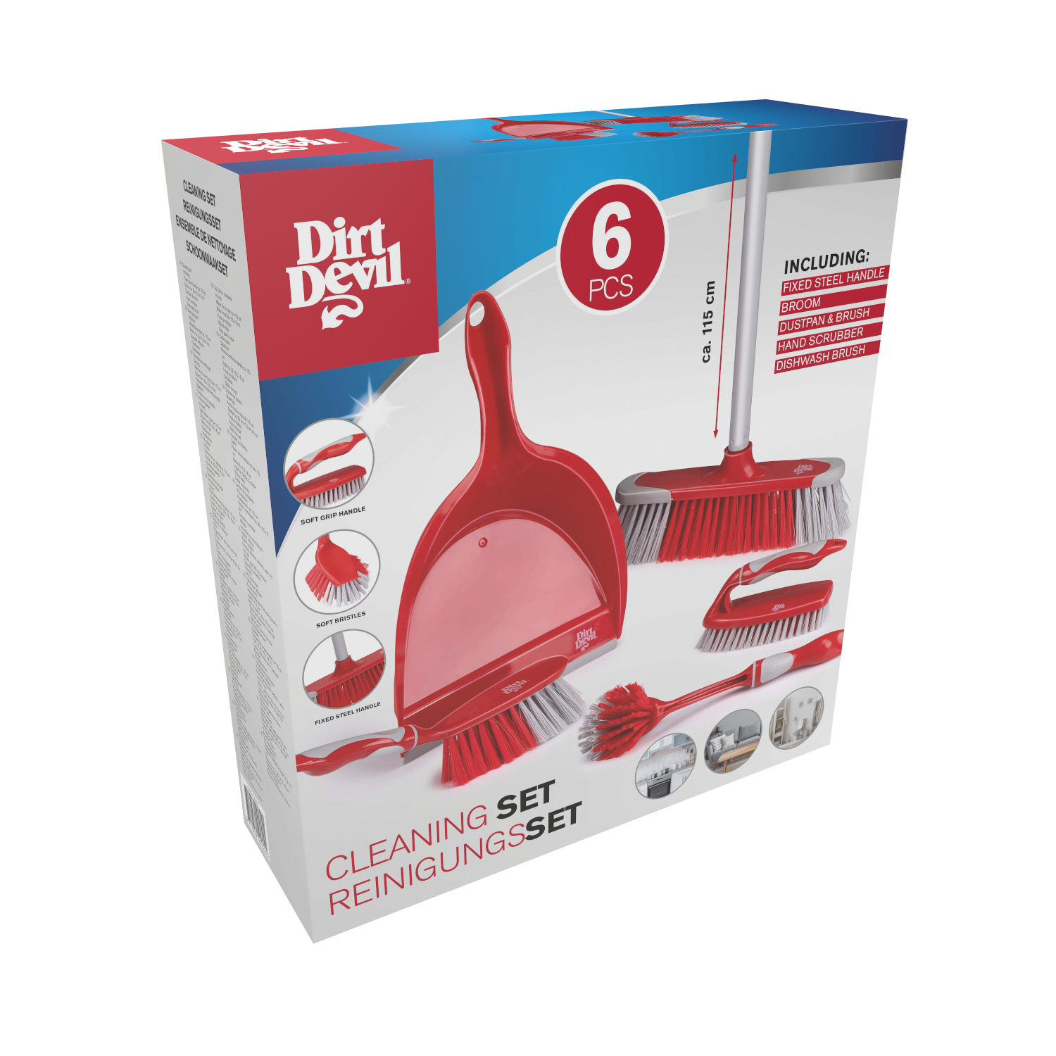 DIRT DEVIL CLEANING SET 6PCS - Tuincentrum Lopik
