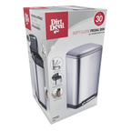 DIRT DEVIL PEDAL BIN 30L SOFT CLOSE - Tuincentrum Lopik