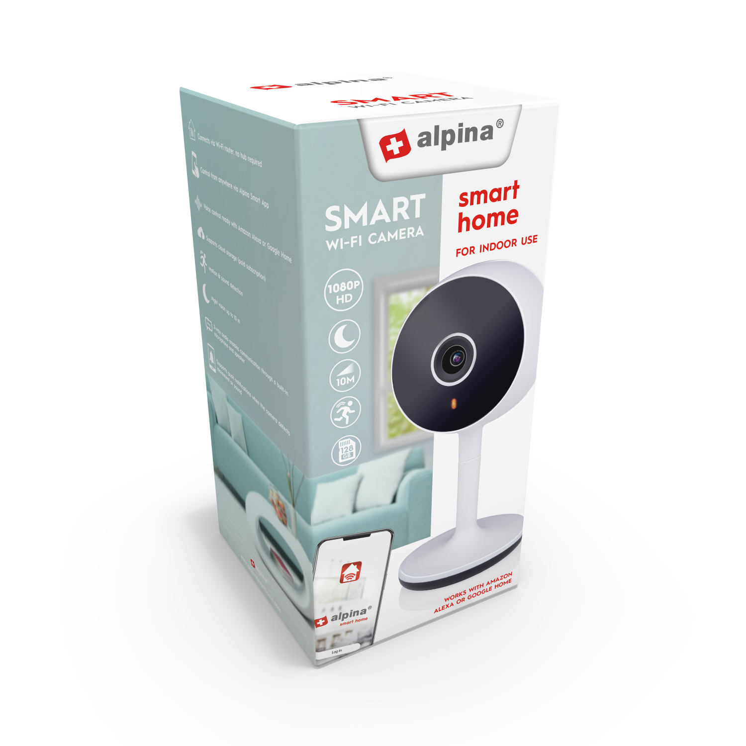 ALPINA SMART IP CAMERA 230V 1080P EU - Tuincentrum Lopik