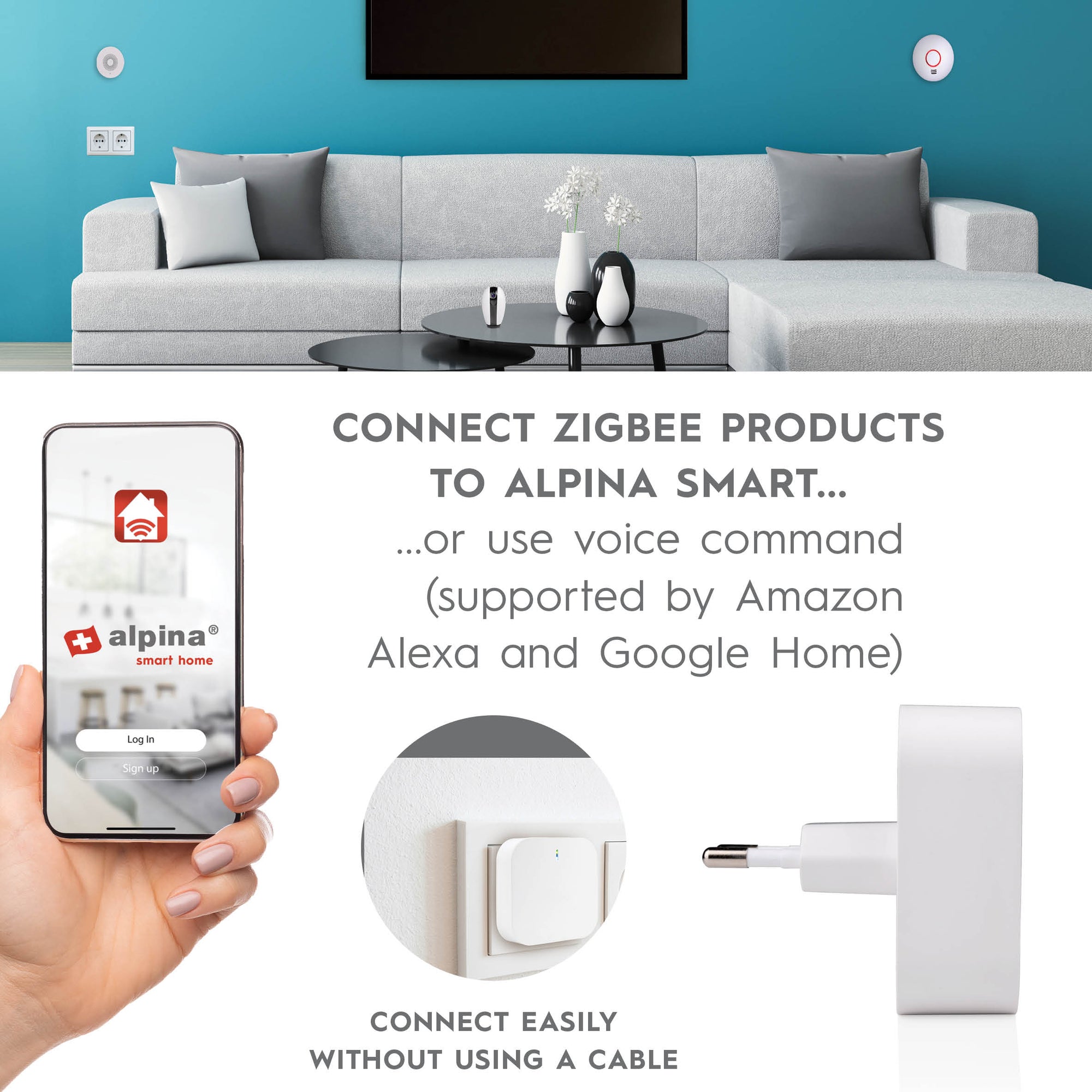 ALPINA SMART ZIGBEE GATEWAY 230V - Tuincentrum Lopik