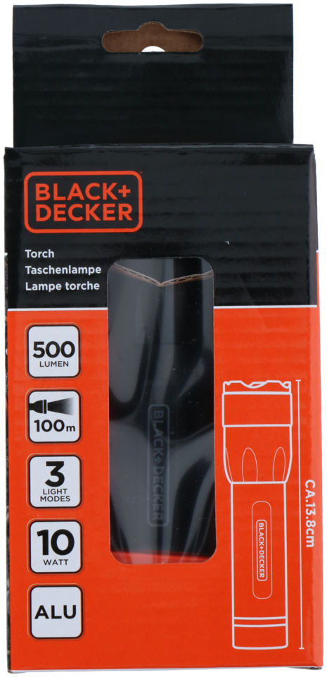 BLACK+DECKER LED ZAKLAMP 10W 500LM 100M BEREIK - Tuincentrum Lopik