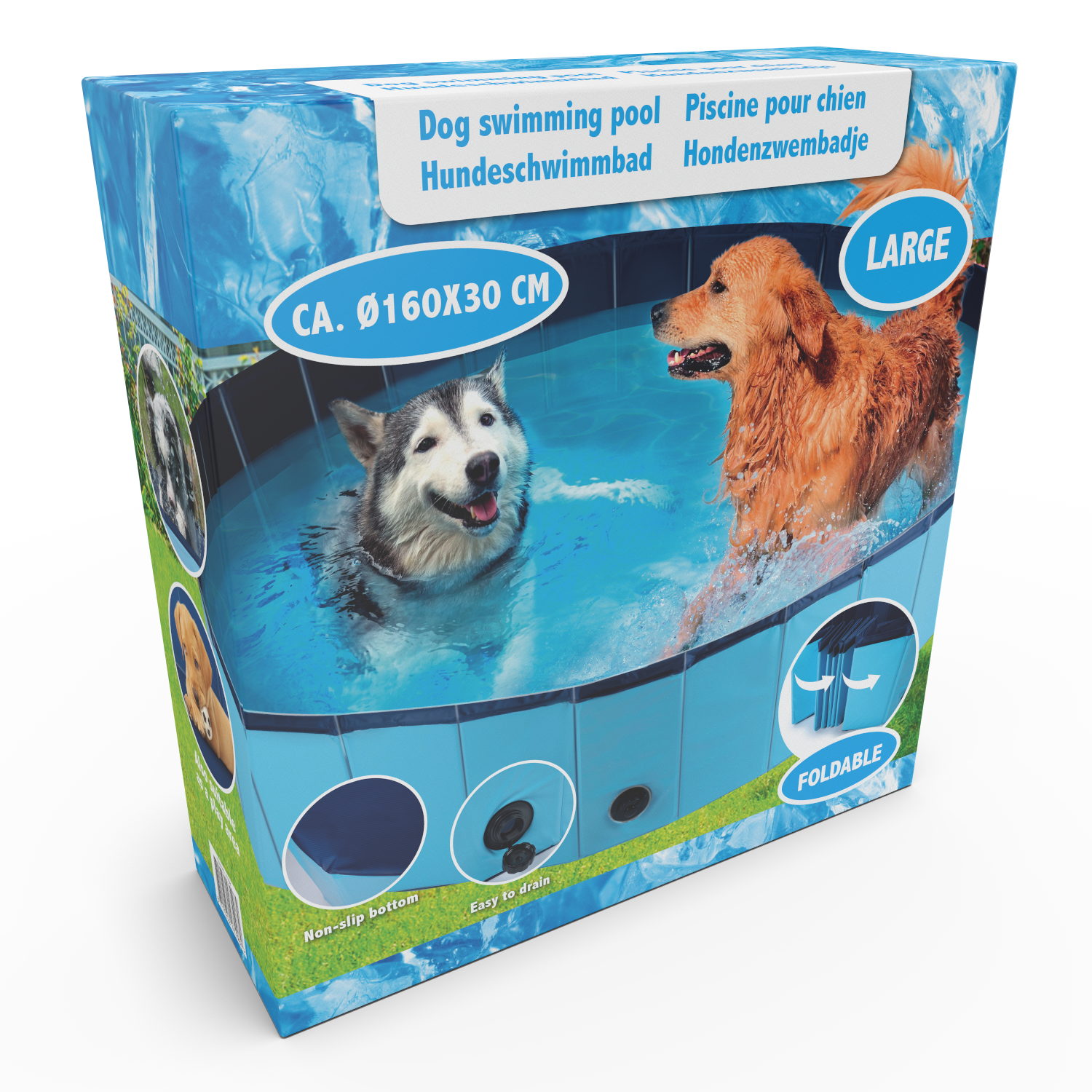 MAXXPRO DOG SWIMMING POOL LARGE - HONDENZWEMBAD - Tuincentrum Lopik