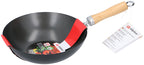 ALPINA WOKPAN Ø25CM MET HOUTEN HANDVAT - Tuincentrum Lopik