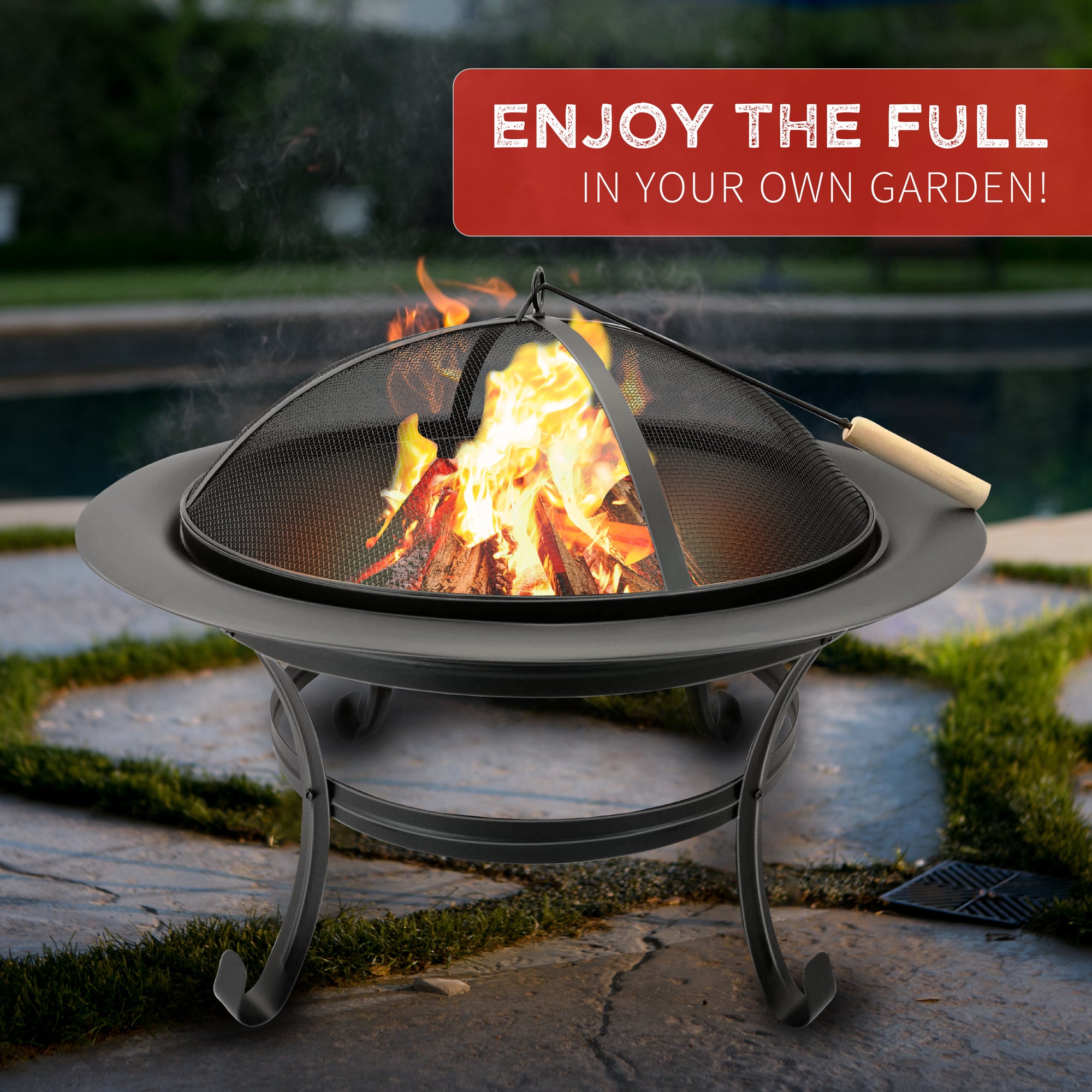 BBQ COLLECTION FIRE BOWL RD75,5X58,5CM ST - Tuincentrum Lopik