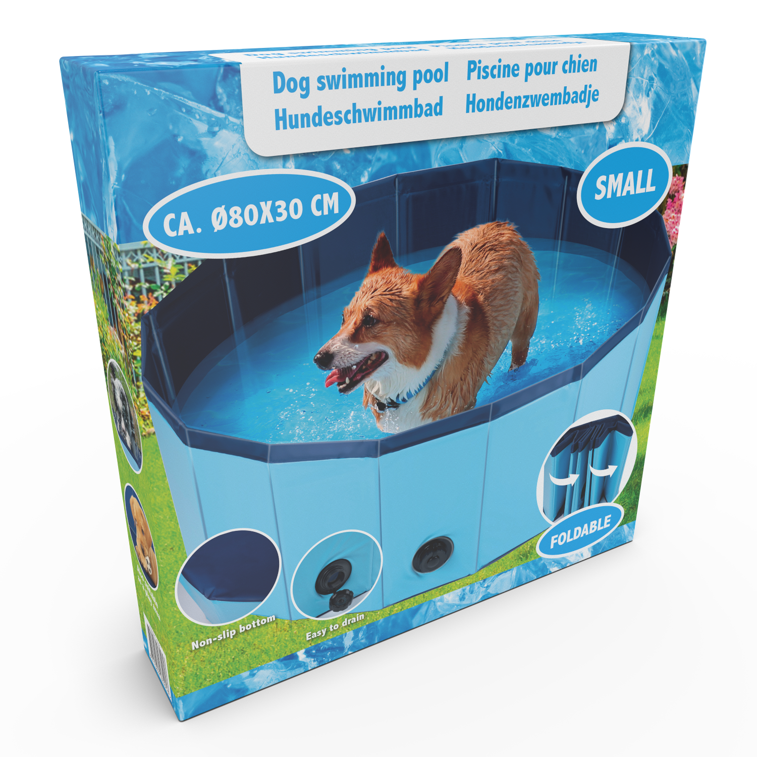 MAXXPRO DOG SWIMMING POOL SMALL - HONDENZWEMBAD - Tuincentrum Lopik