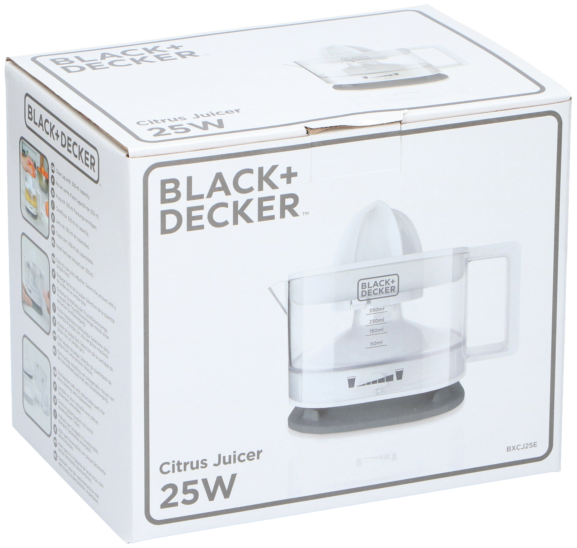 BLACK+DECKER CITRUSPERS 25W 350ML WIT/GRIJS - Tuincentrum Lopik