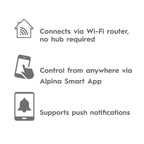 ALPINA SMART INDOOR SIREN 5V 90DB - Tuincentrum Lopik