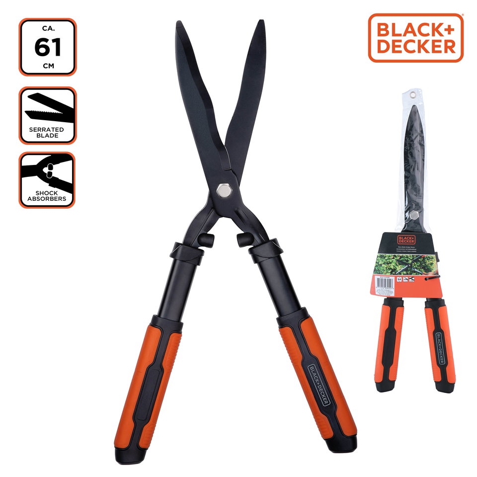 BLACK+DECKER HEGGENSCHAAR 61CM GEKARTELD BLAD - Tuincentrum Lopik